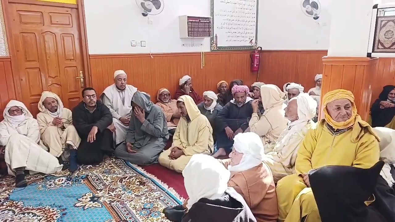 أدعية الخاتمة في مسجد إمزوغن بإداݣوكمار بمناسبة طائفة إداولتيت