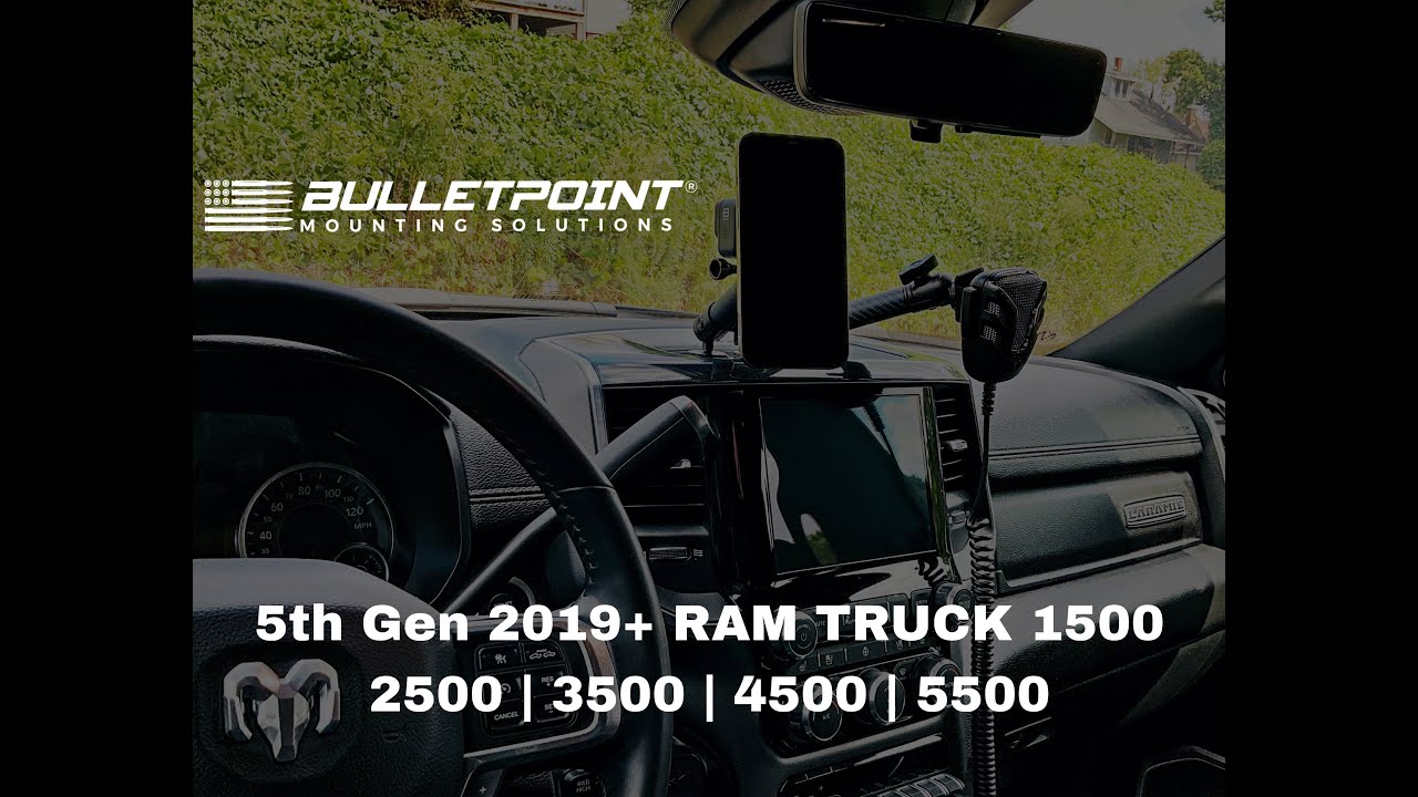 2019+ (5th Gen) RAM Truck 1500-5500 Bulletpoint Mount