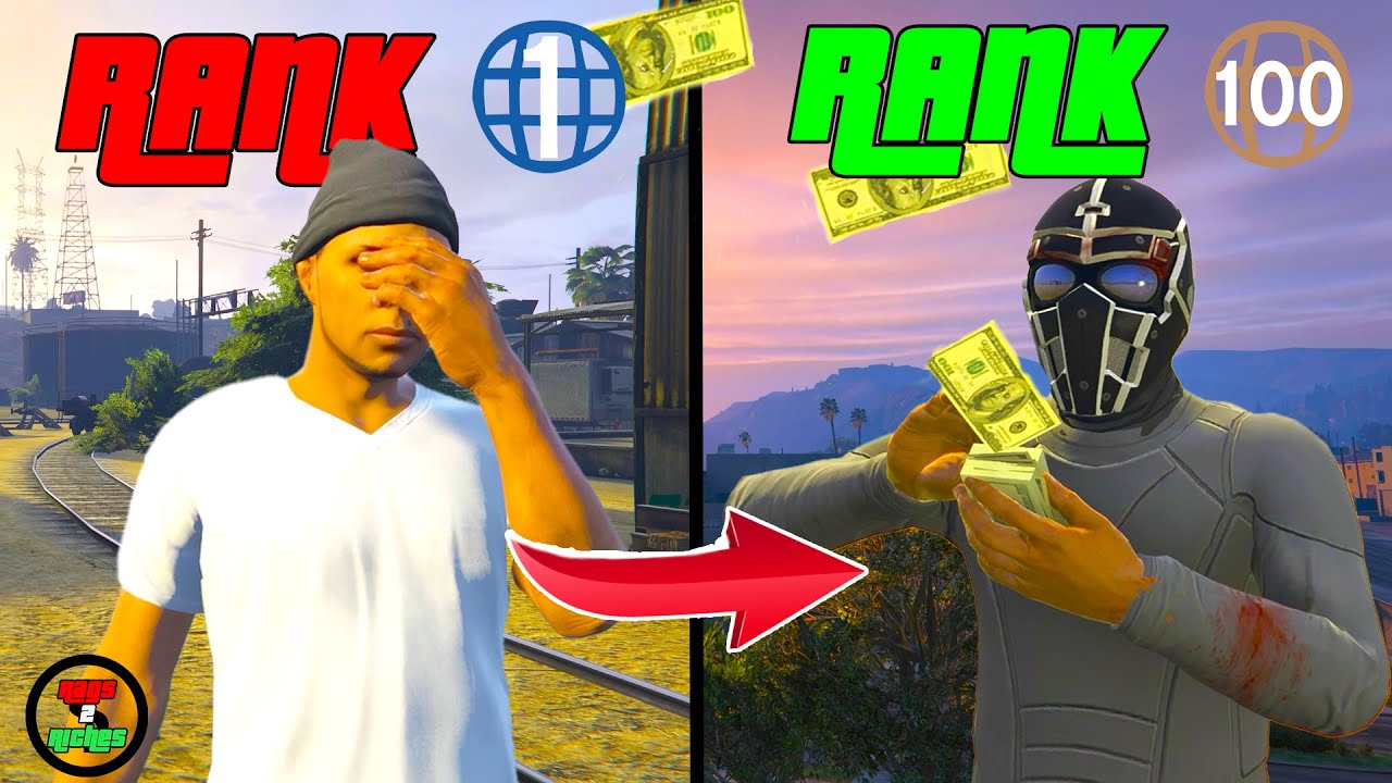 Как я достиг 100-го ранга RP!!! | Rags 2 Riches' #18 - GTA Online