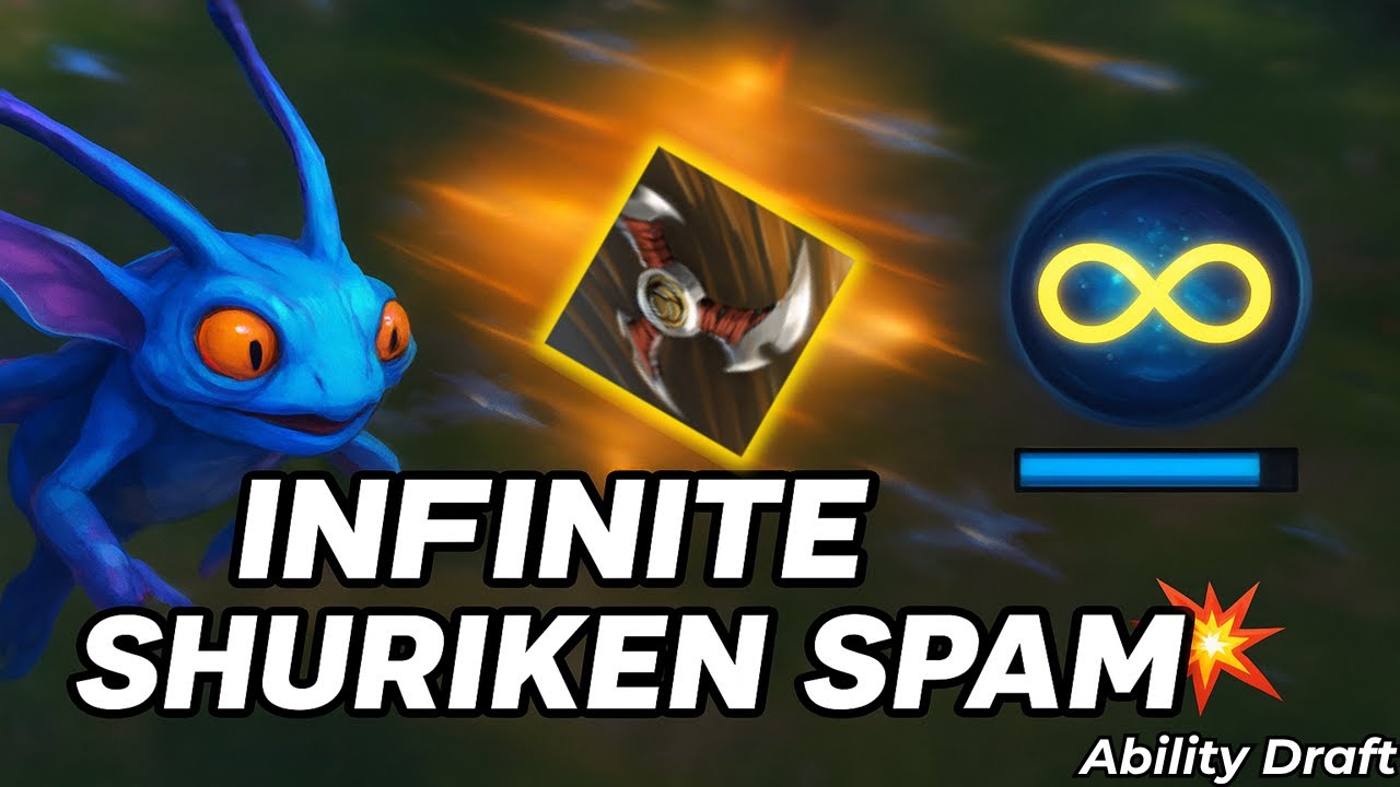 Shuriken Toss + Essence Flux = Infinite Shuriken Spam!