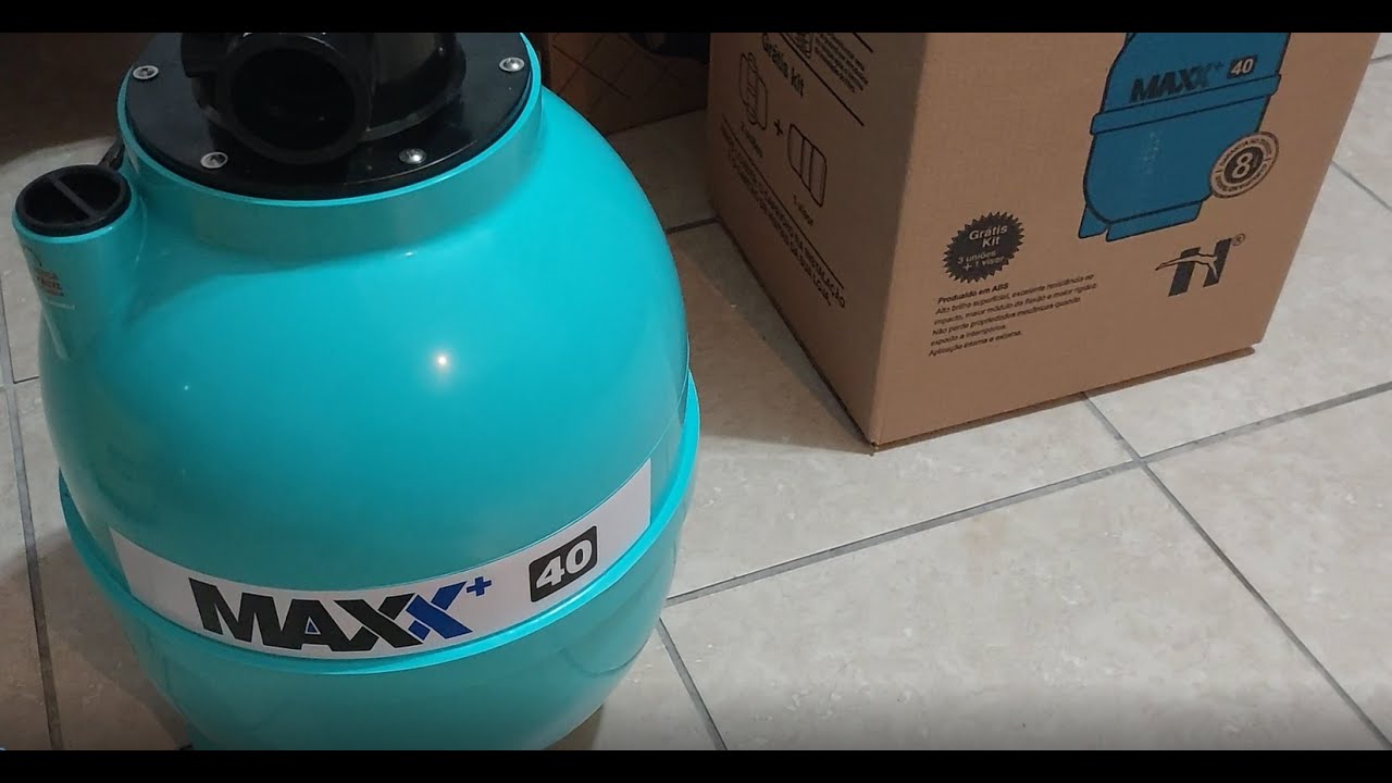 Unboxing / Apresentação filtro de areia para piscina Maxx 40 (antigo TWI 6500) da Hidrasul