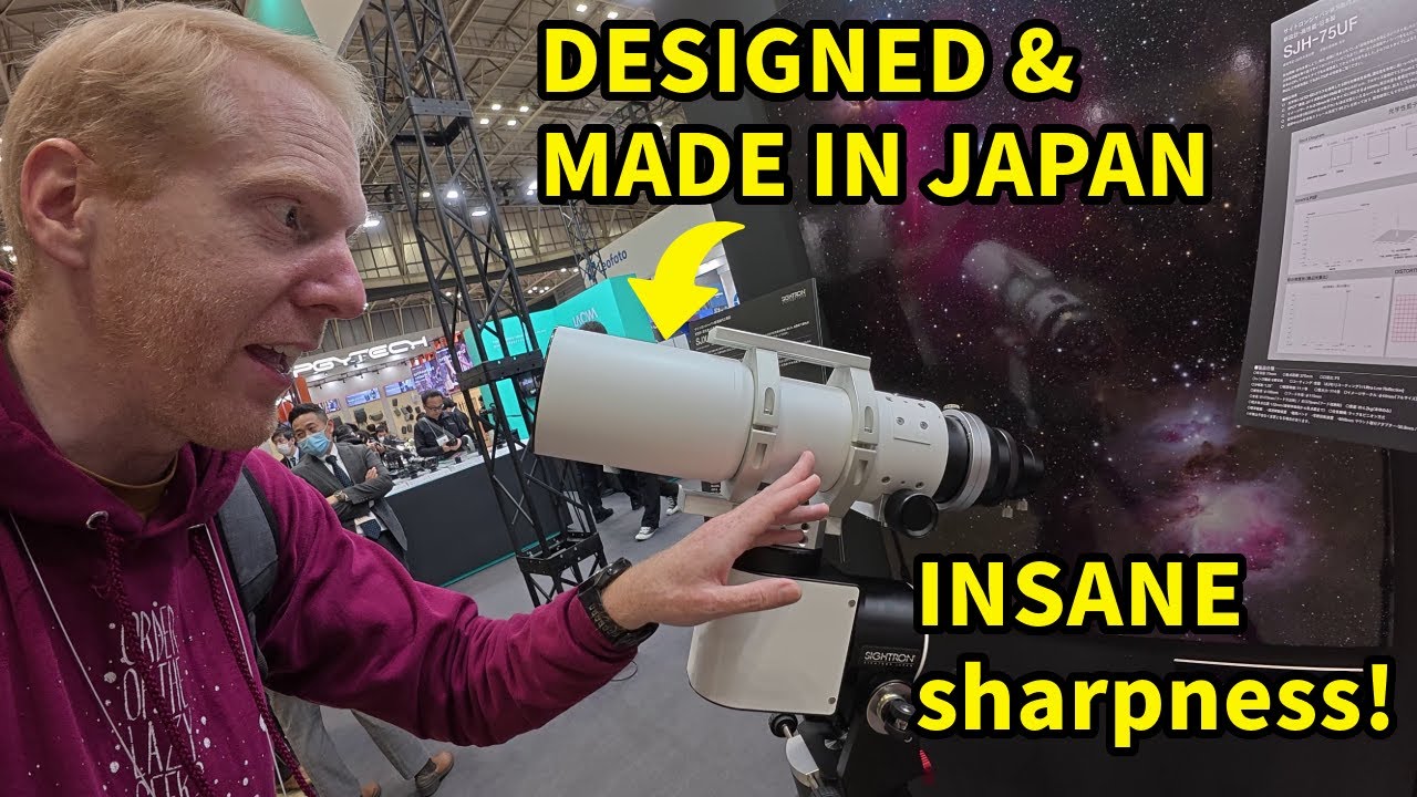 This Japanese refractor is DIFFRACTION-LIMITED - On FULL FRAME! Visiting Sightron Japan at CP+!