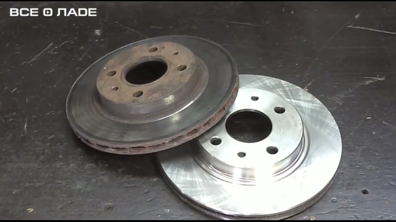 2 Replacing the front brake discs