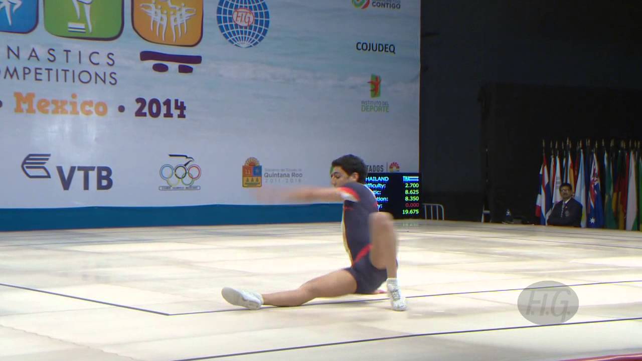 PENTASSUGLIA Riccardo (ITA)-- 2014 Aerobic Worlds, Cancun (MEX), Qualifications