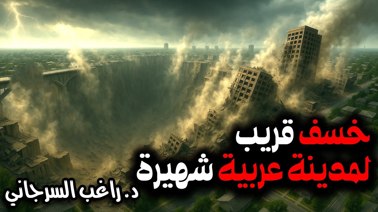 خسف قريب لمدينة عربية شهيرة
