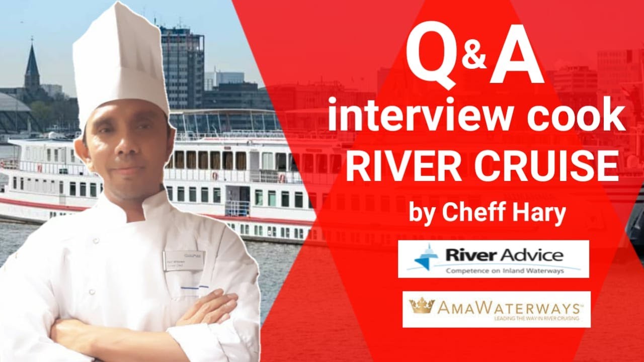 Interview kitchen staff di kapal sungai jerman.
