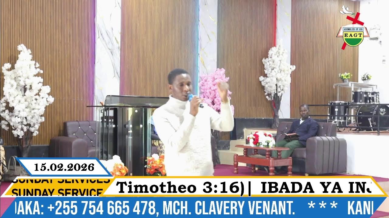 IBADA YA INJILI YA UAMSHO //   EAGT (MLIMA WA AHADI RWOME) -  MCH. KIONGOZI: CLAVERY VENANT
