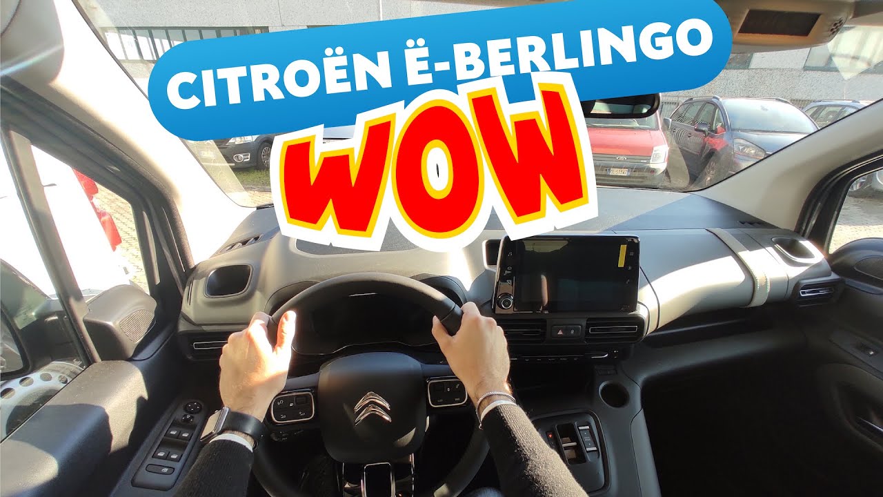 Ë-Berlingo: 4K POV Test Drive  [100 kw ]