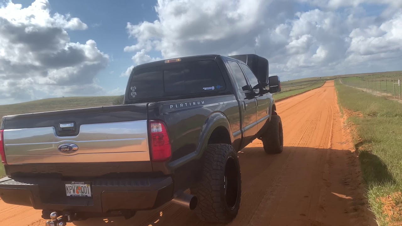 2015 F-250 6.7 fully deleted walk around plus start up and 0-60