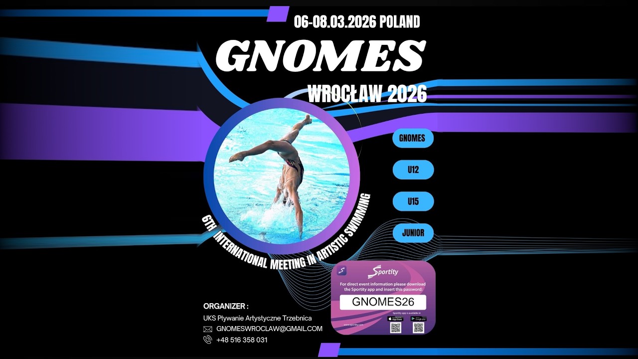 Day 2, evening - VI International Meeting in Artistic Swimmimg - Wroclaw Gnomes 2026