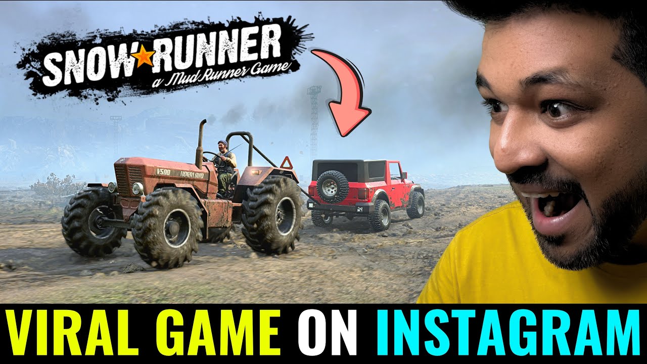 HOW TO MOD SNOW RUNNER IN PC | VIRAL GAME ON INSTAGRAM