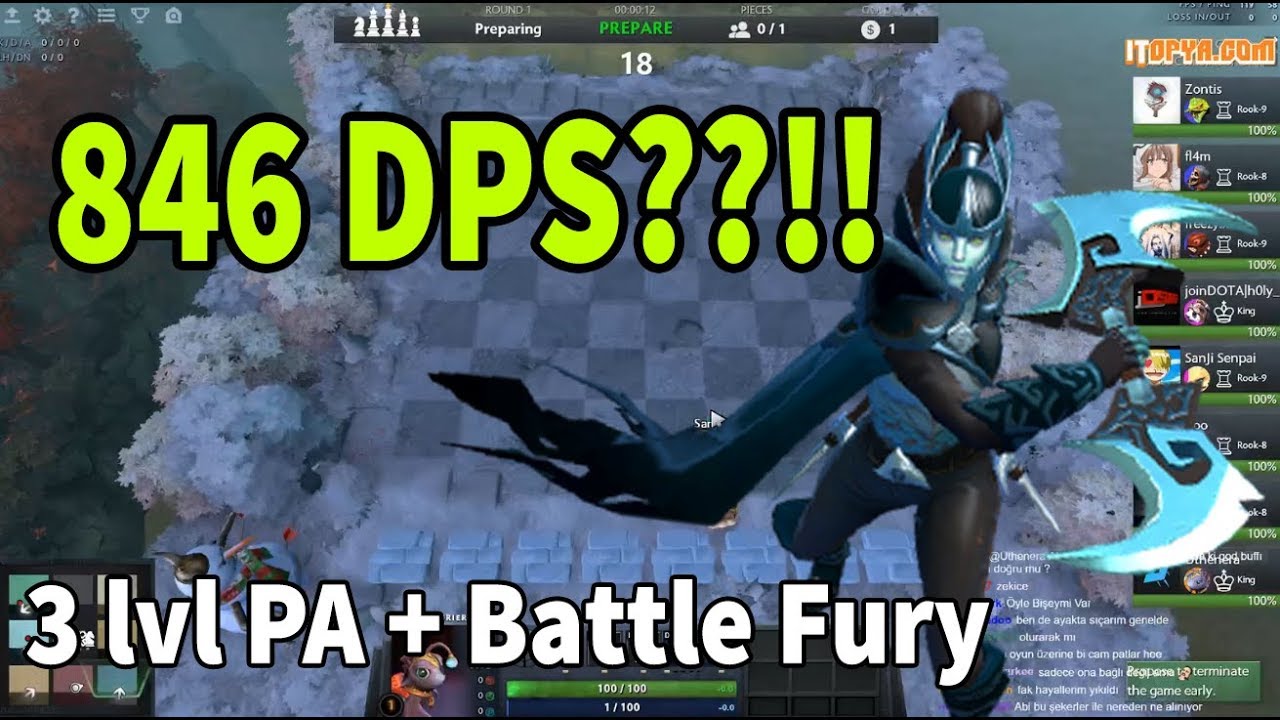 Asassin Build ve 3 Lvl PA (Battle Fury)