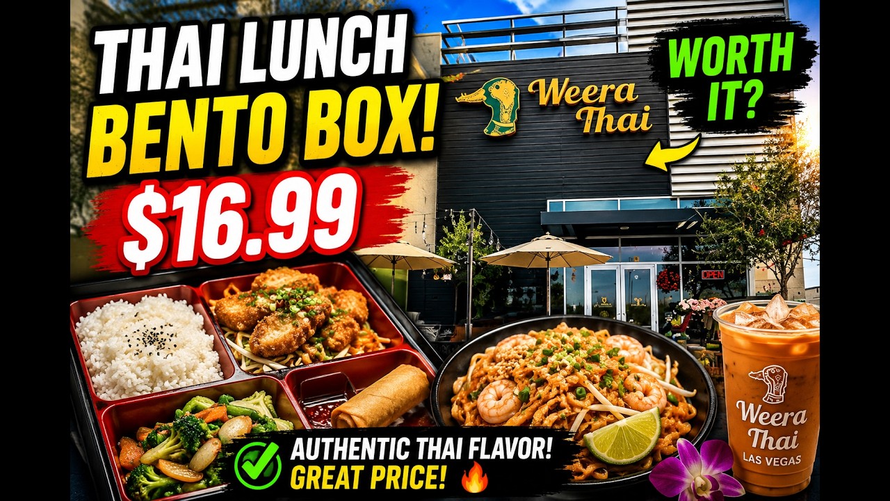 Weera Thai Lunch Bento Box $16.99, Worth it?