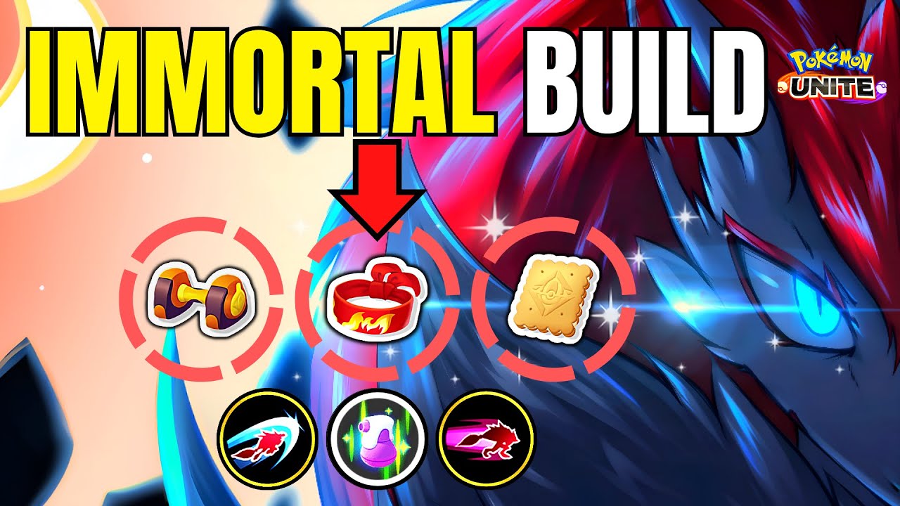 Insane TANKY Zoroark Feint Attack Build! | Pokemon UNITE
