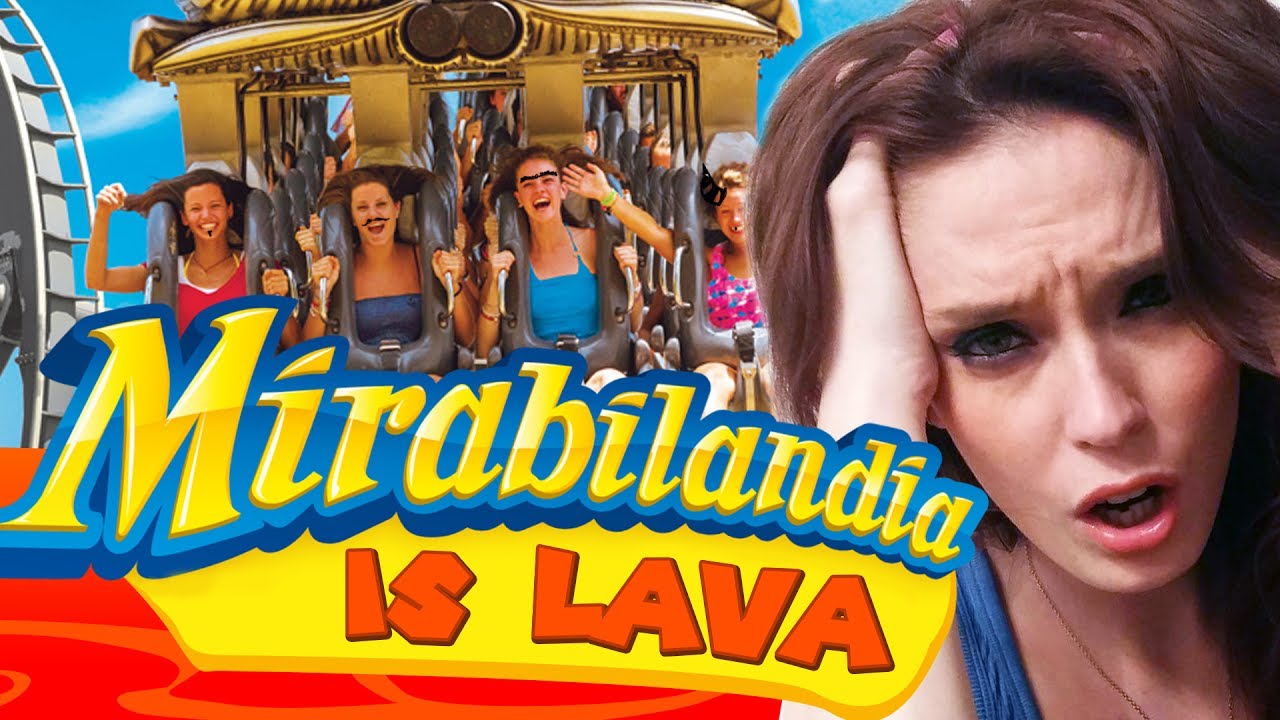 THE FLOOR IS LAVA A MIRABILANDIA!!! KATUN CON I FAN!