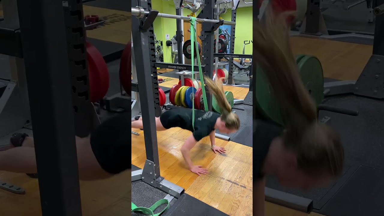 Band Assisted Plyometric Push Up