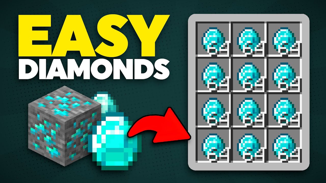 BEST ways to find A LOT of Diamonds in Minecraft!