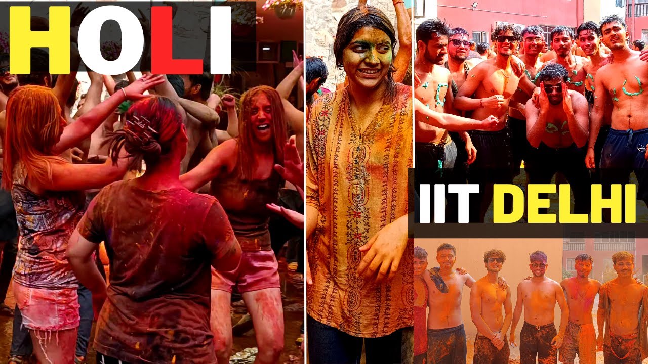 Holi 2023 at IIT Delhi: Burst of Colors | vlog