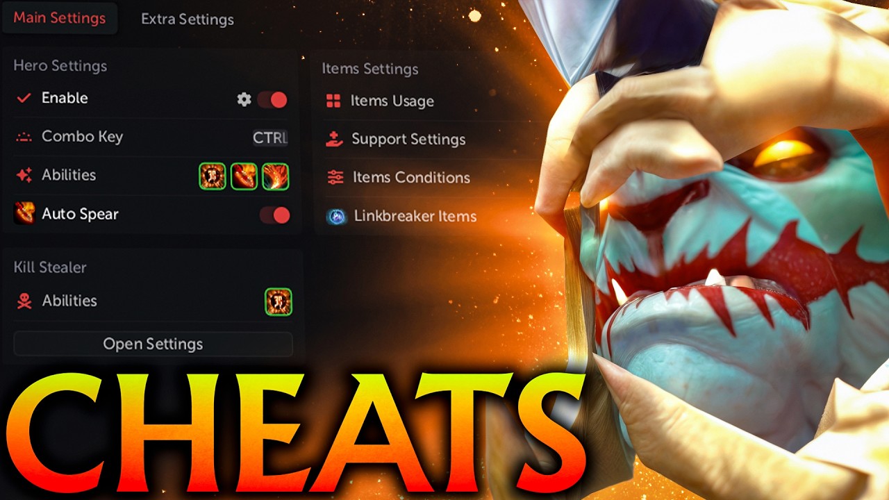 Huskar with cheats is unkillable and crushed everyone! Umbrella Dota 2
