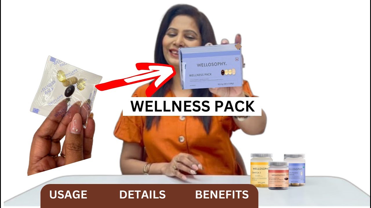 New | Wellness Pack | REVIEW | Omega-3, Astaxanthin, Multivitamin & Minerals | Oriflame