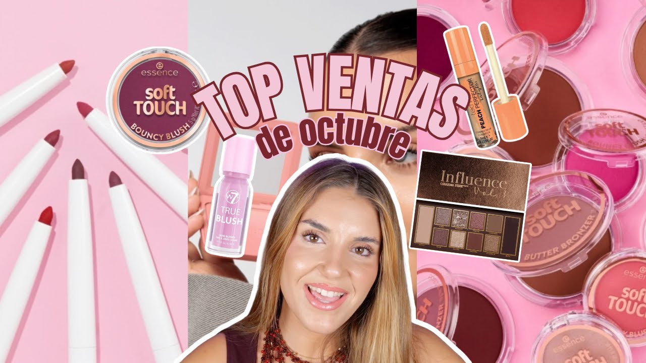 🛍️ TOP VENTAS OCTUBRE | Los productos m&aacute;s vendidos del mes en Maquillalia