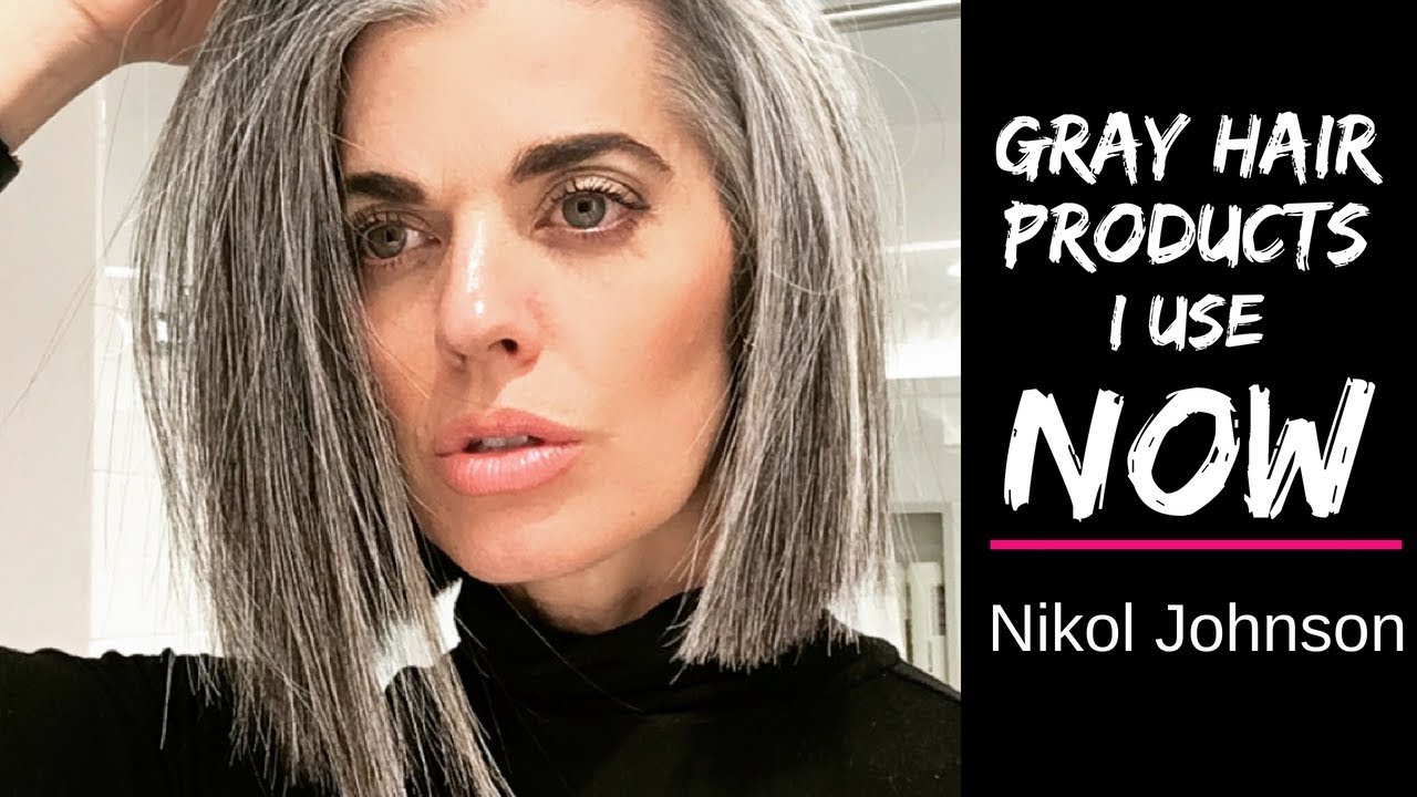 GRAY HAIR PRODUCTS | I USE NOW | Nikol Johnson