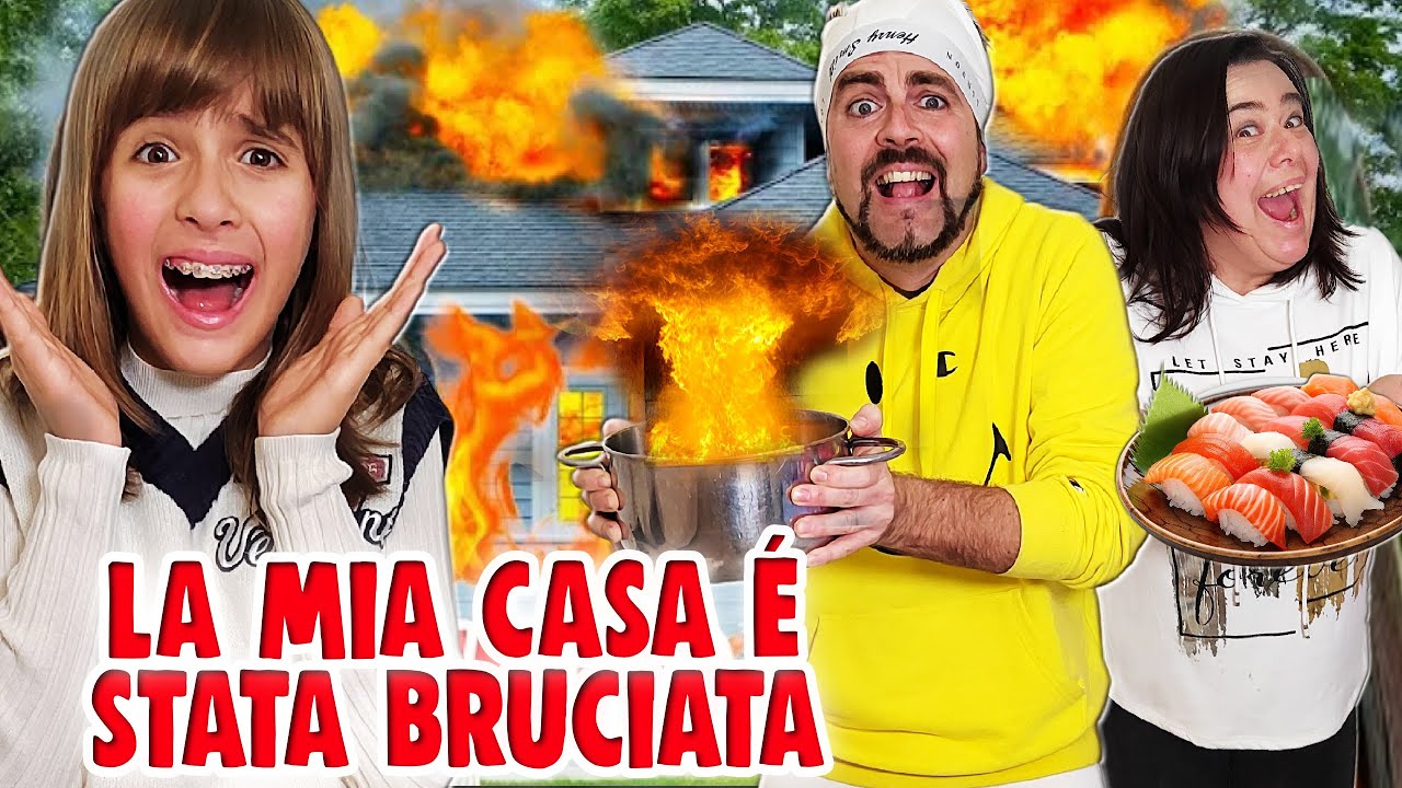 LETIZIA &Egrave; LA SUA MIGLIORE AMICA SCOPRE CHE PAP&Agrave; NIKO HA INCENDIATO LA NOSTRA NUOVA CASA! INCENDIO