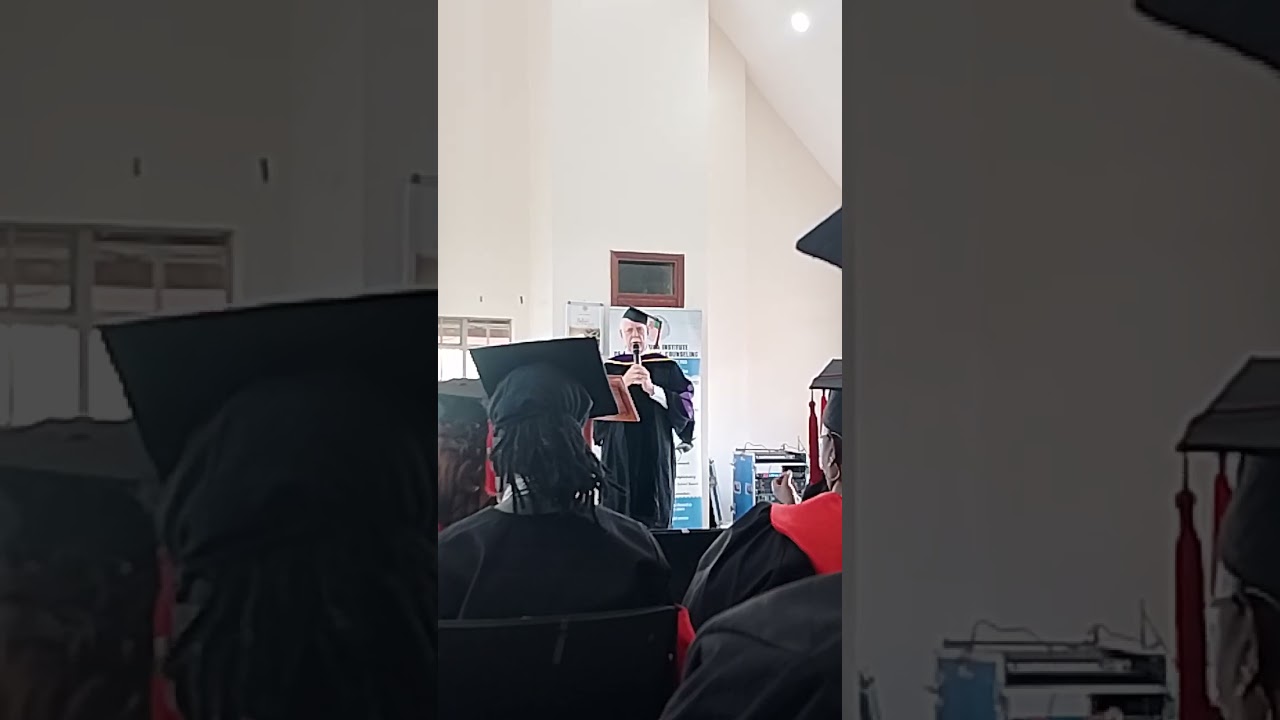Graduation speech (Counselling Psychology)