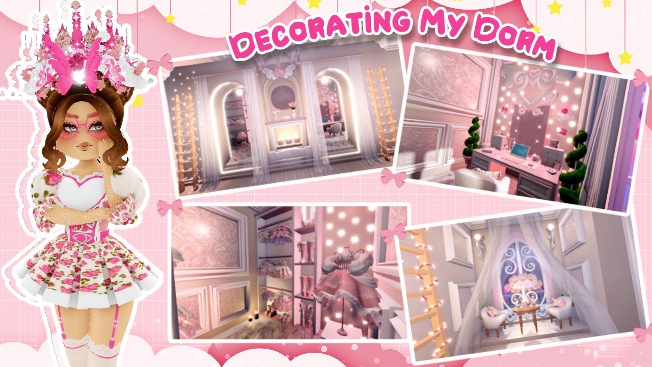 Decorating My Dorm In Royale High 🎀☁️ ~ 350k💎 ~ Speed Build (Part 2)