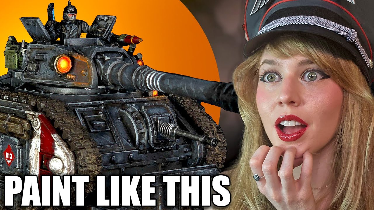 Painting a Converted DEATH KORPS OF KRIEG Leman Russ Tank