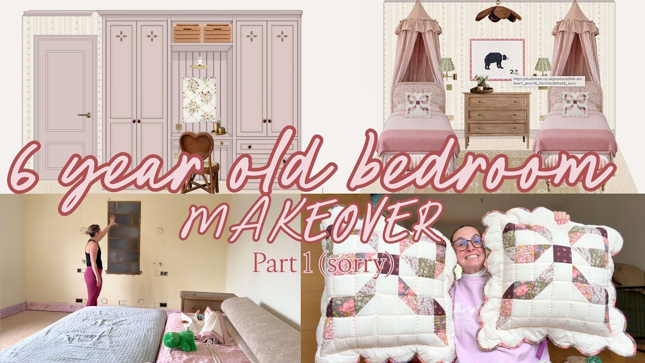 6 Year Old Bedroom Makeover - New Traditional British Styling - Part 1 - Caroline x