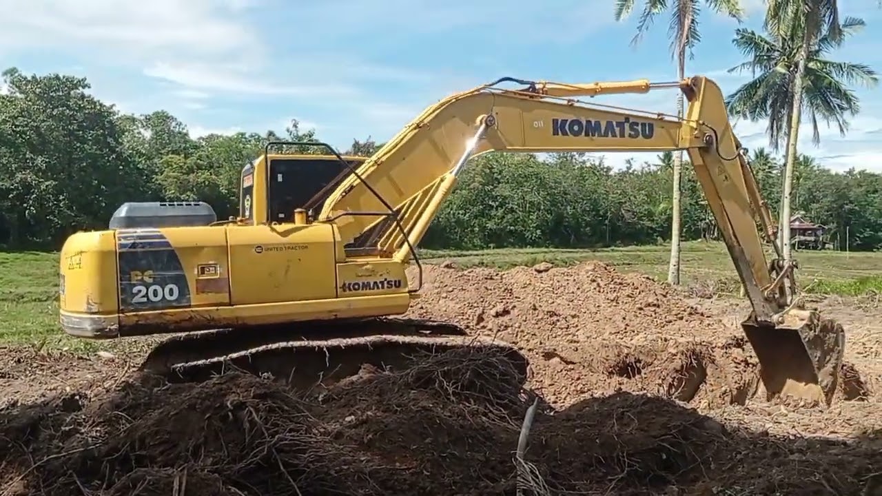 Proses Pencetakan Sawah Mengunakan Eskavator || Part 2