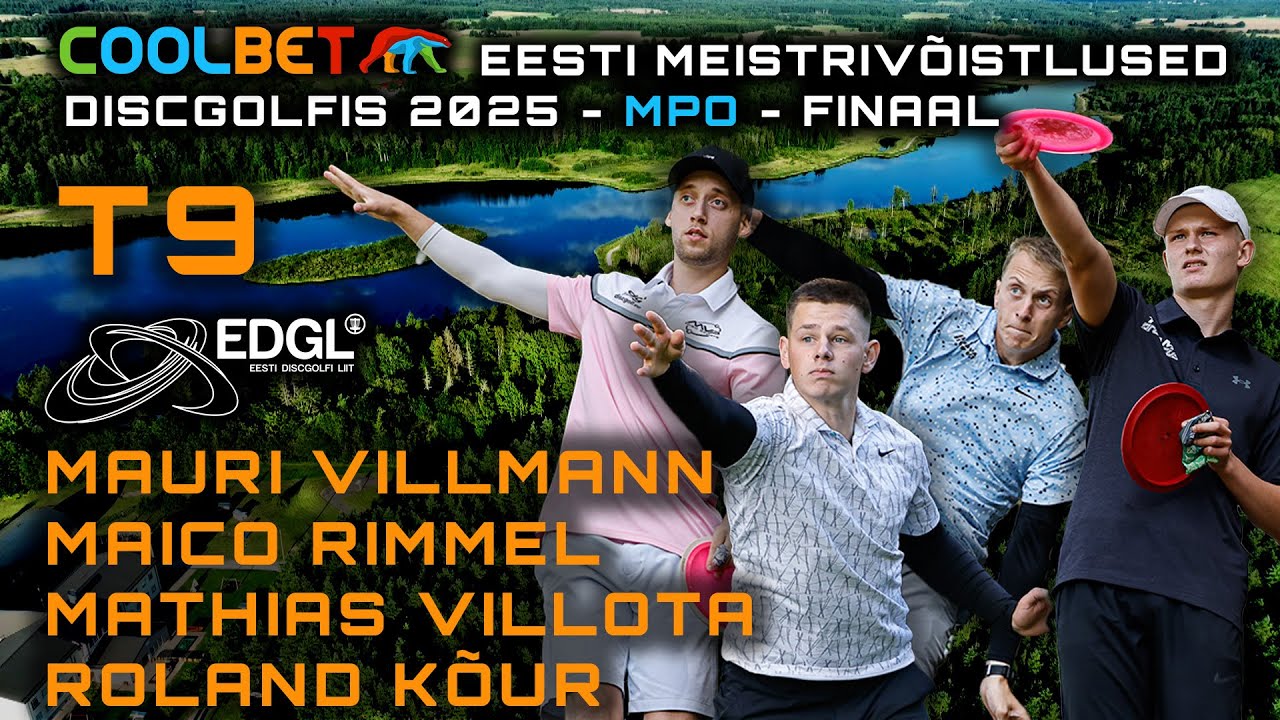 Coolbet Eesti meistrivõistlused discgolfis 2025 - Annikoru - MPO FINAAL - tagumised 9