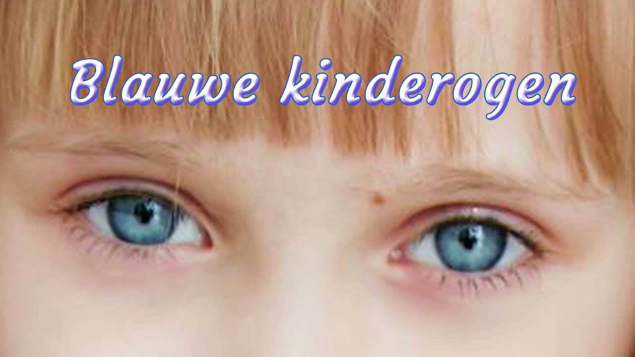 Blauwe kinderogen