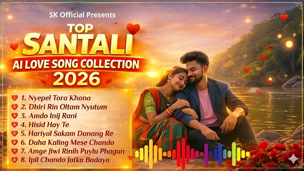 Top Santali AI Love Song Collection 2026 | Best Santali Romantic Songs | SK Official present 