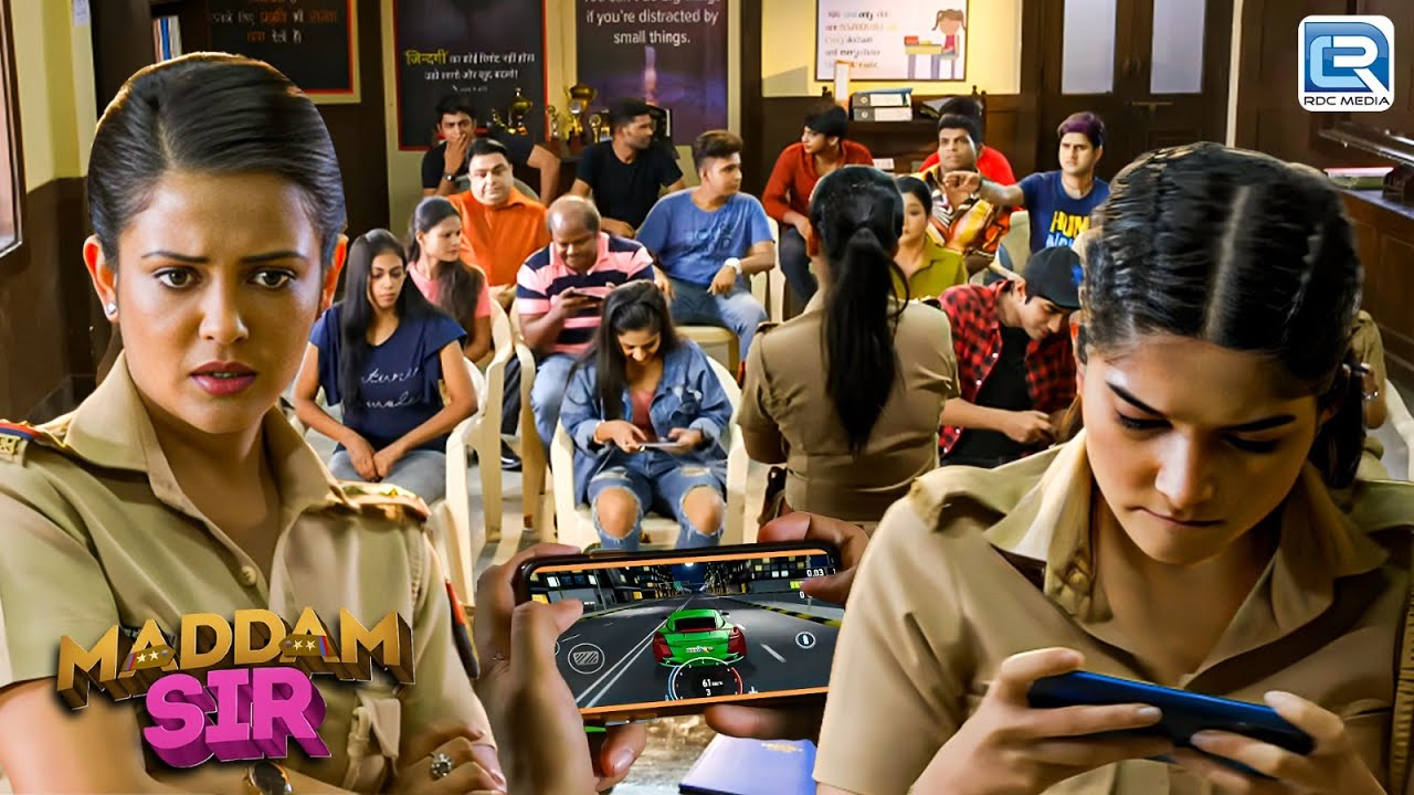Class के बिच में जब संतोष को पकड़ा हसीना मैडम ने Game खेलते हुए | Maddam Sir | Full Episode 330