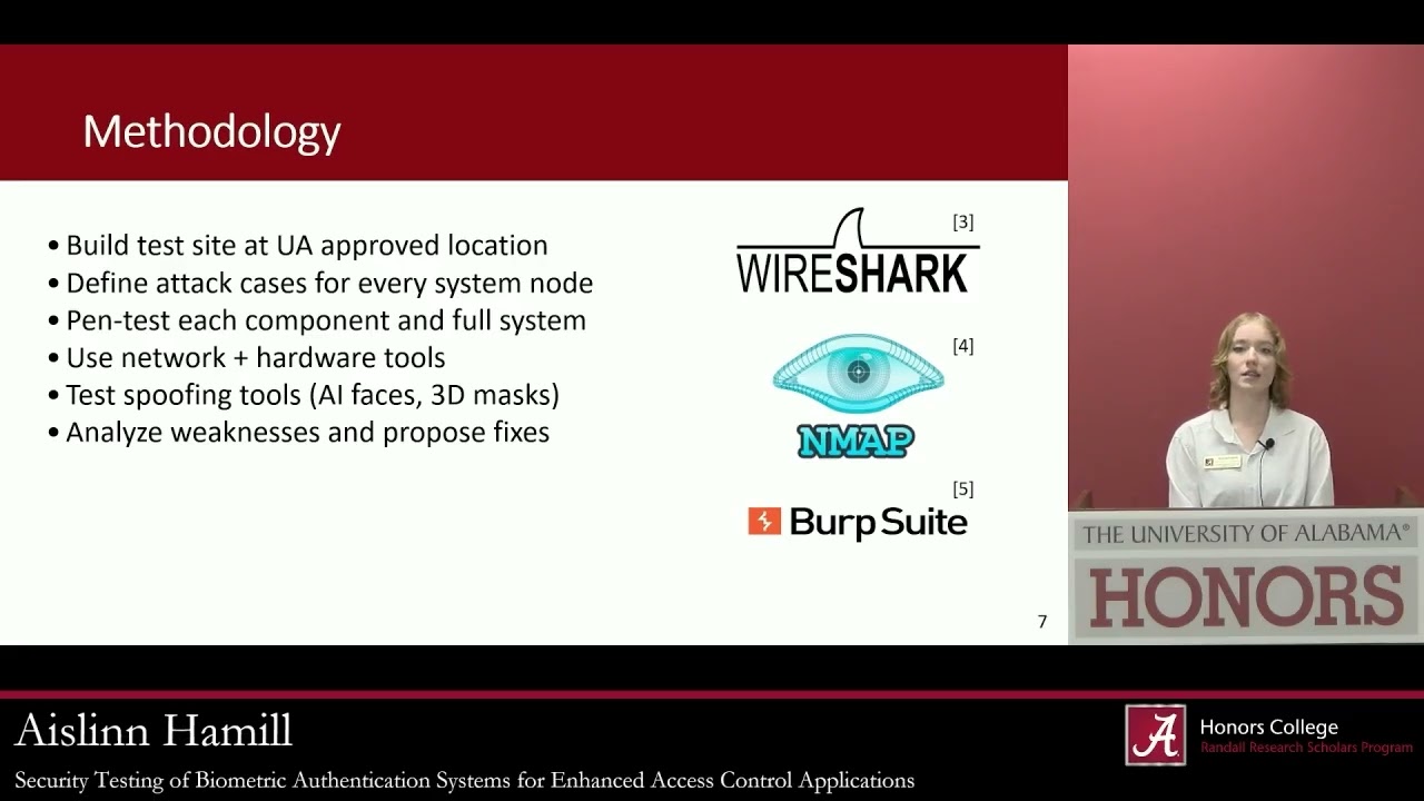Security Testing of Biometric Authentication Systems for Enhance... | Aislinn Hamill | RRS Live 2025