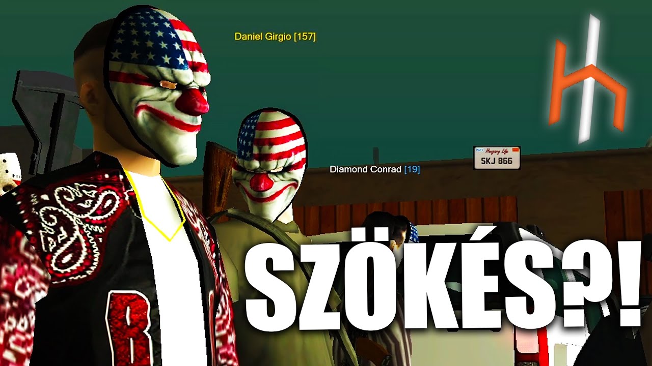 Hungary Life RP -  SZÖKÉS A BANKBÓL?!?!😂