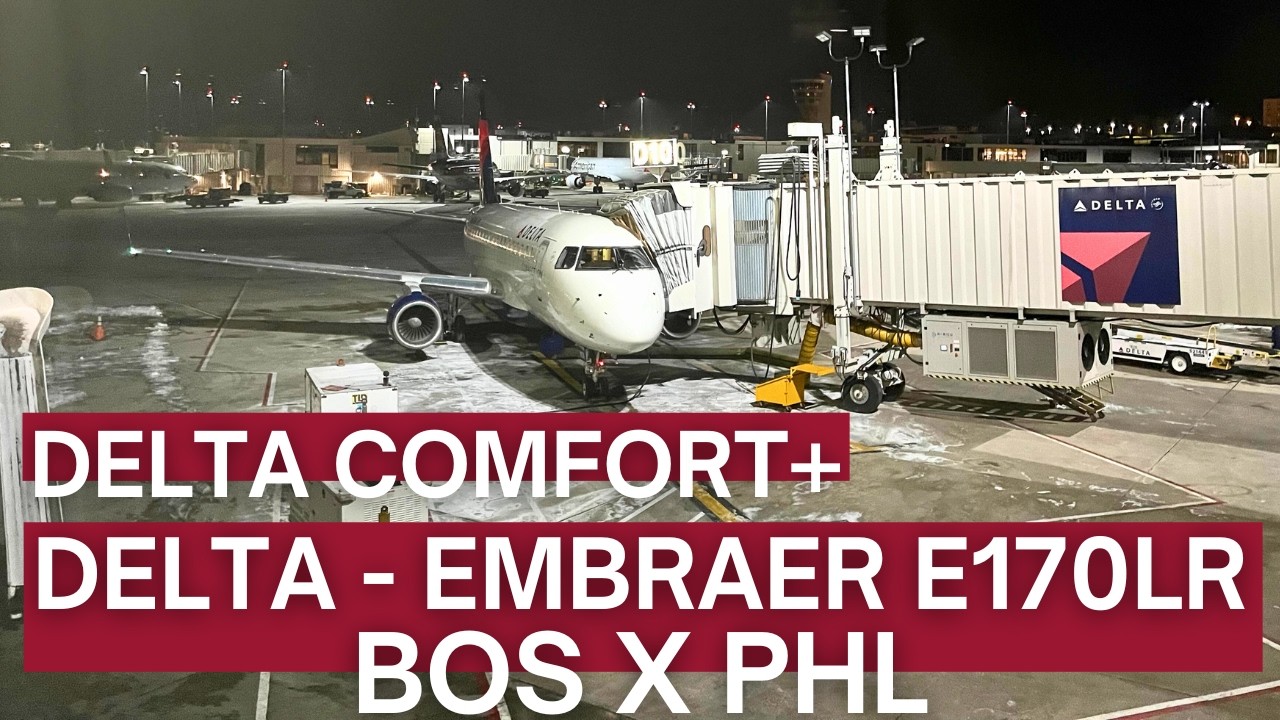 TRIP REPORT | Delta Air Lines - Embraer E170LR - Boston (BOS) to Philadelphia (PHL) | Delta Comfort+