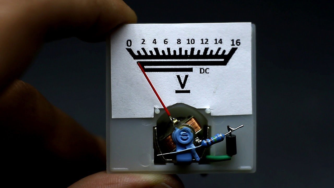 DIY Analog Voltmeter