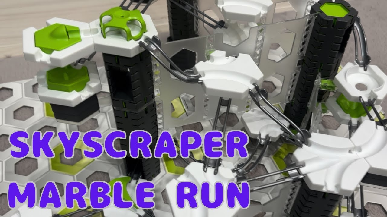 I Built a Skyscraper Marble Run | GraviTrax PRO