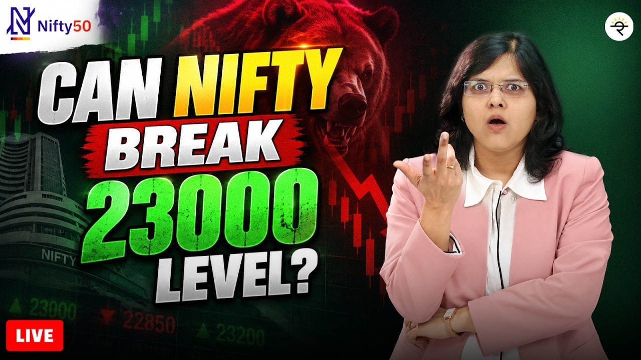 Nifty at 23,000: Key Levels & Market Updates | CA Rachana Ranade