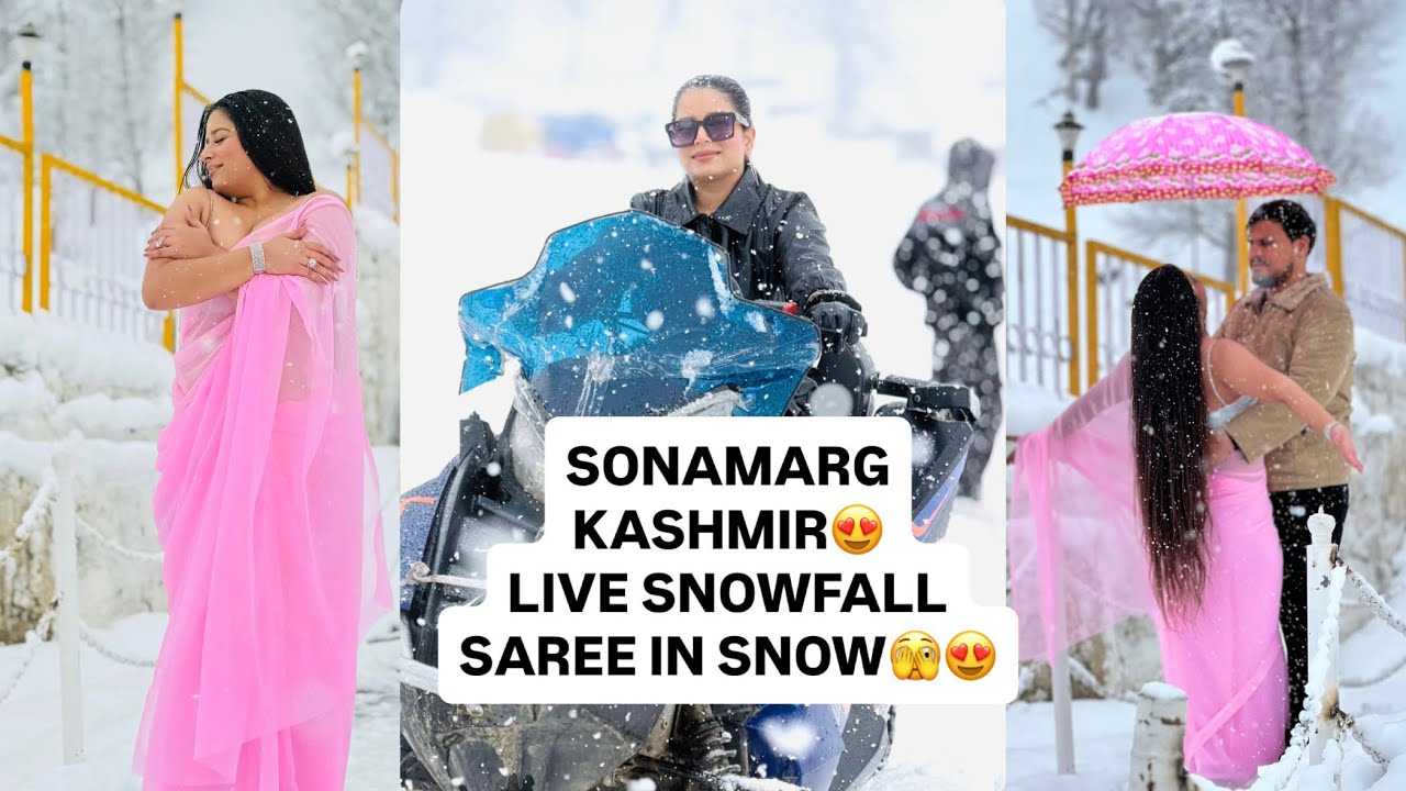 SONAMARG 😍🌨️❄️🏔️ KASHMIR😍🫶🏻