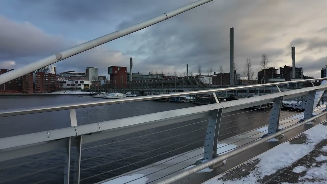 Finland Snow Walk 🇫🇮❄️🇫🇮 Tampere Finland 2026 ❄️ 4K Binaural Walking Tour
