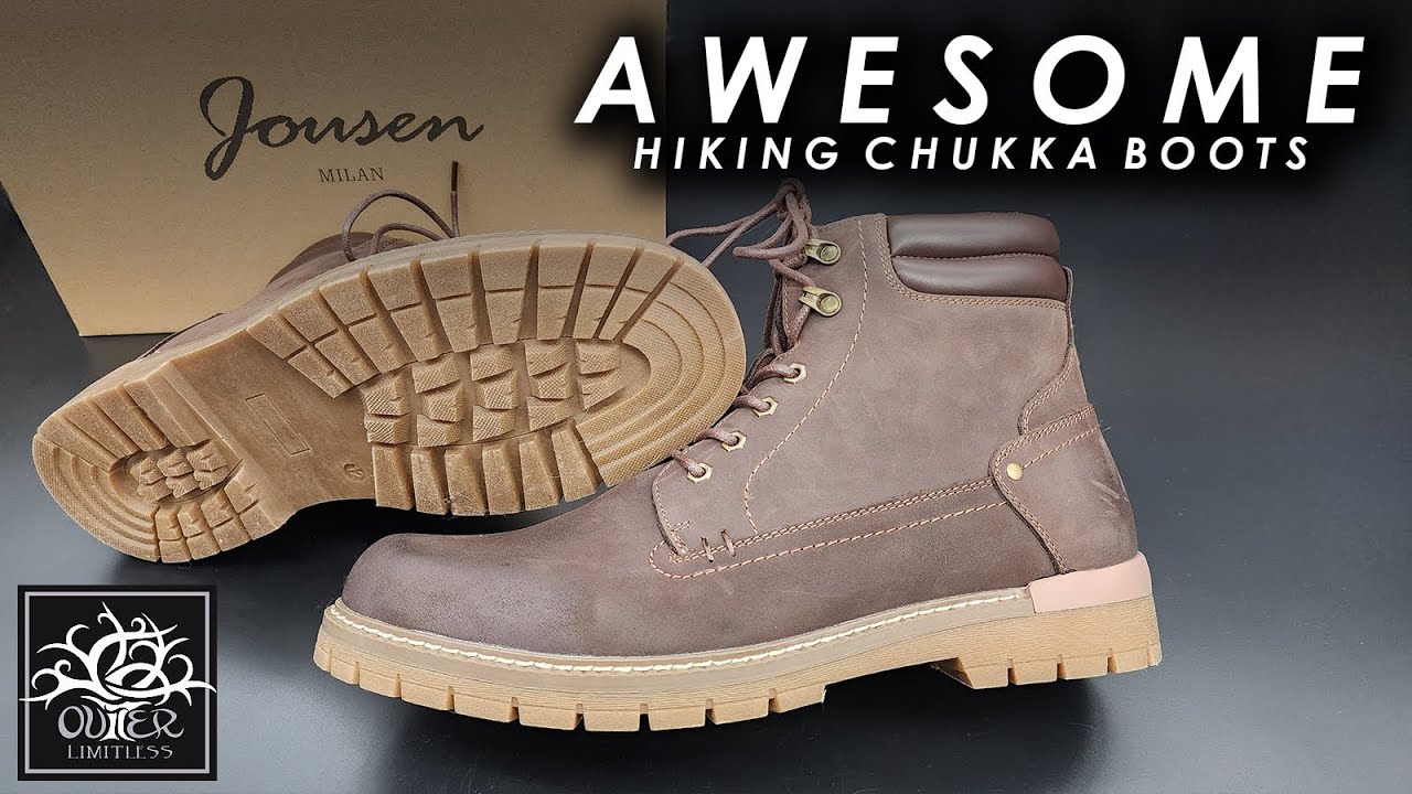 [GAW] Jousen Hiking Chukka Boots: Nice Construction, Comfort, and Style!!