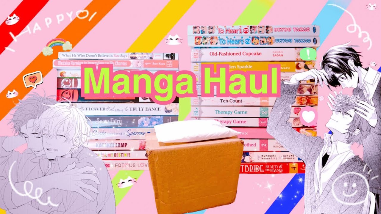 June Manga Haul | Unboxing Manga from Rightstuf | Beware Lots of BL!❤️