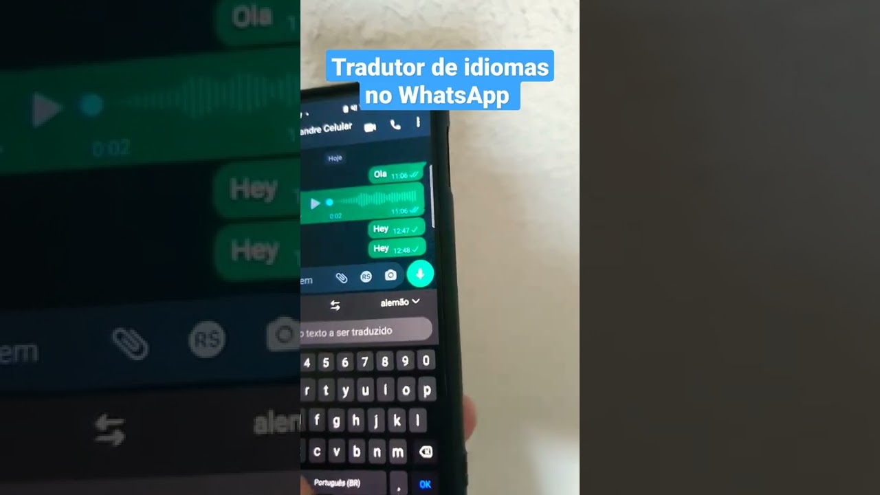 Tradutor de Idiomas no WhatsApp