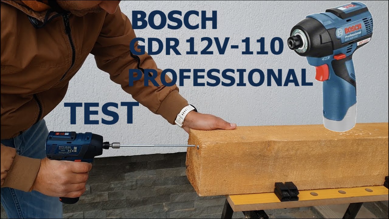 Bosch GDR 12V-110 - Презентация и тестирование. Ударный гайковерт с аккумулятором 12 В, 110 Нм.