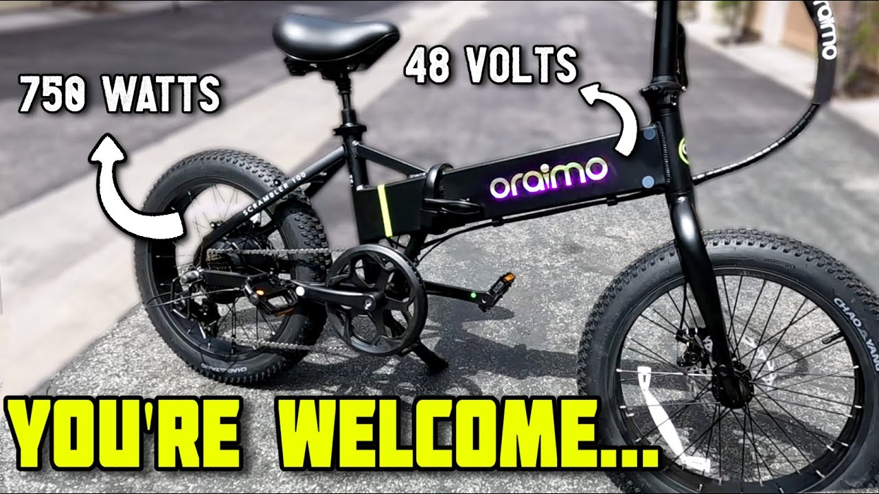 BALLIN ON A BUDGET! This is the best cheap E-bike I could find! Oraimo Scrambler 100 Review