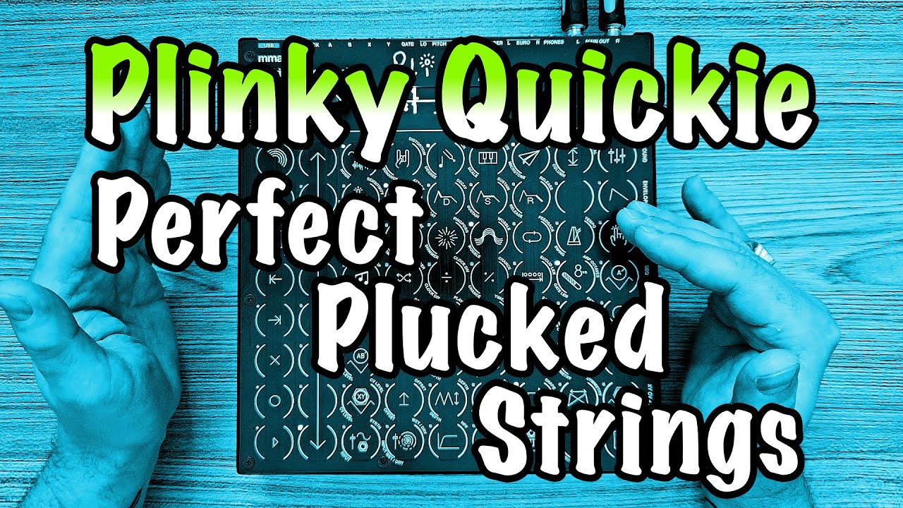 Percussive Transients and Plucked Strings with Plinky